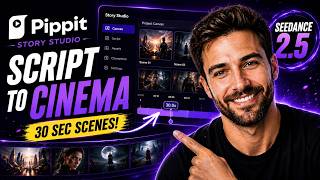Pippit Story Studio Tutorial | Create Cinematic AI Films with Seedance 2.5