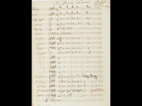 TE DEUM by Anton Reicha {Audio + original Manuscript}
