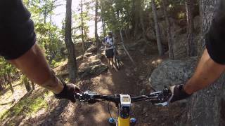 preview picture of video 'Mountain Biking on the Old Ute trail at Mount Falcon, Colorado - 9-22-2013'