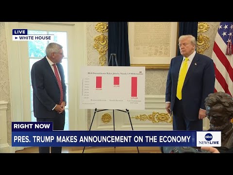 LIVE: President Trump makes announcement on the economy
