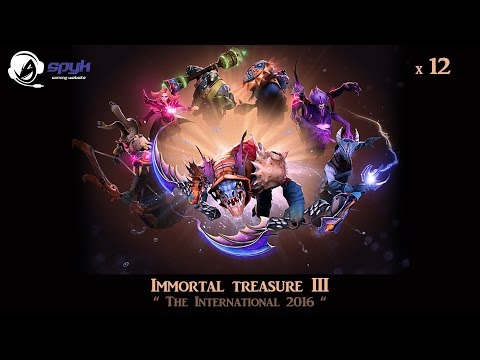 Open 12x Immortal Treasures III  x12 - TI6  - Rare & Very Rare Drops  ★ Dota 2