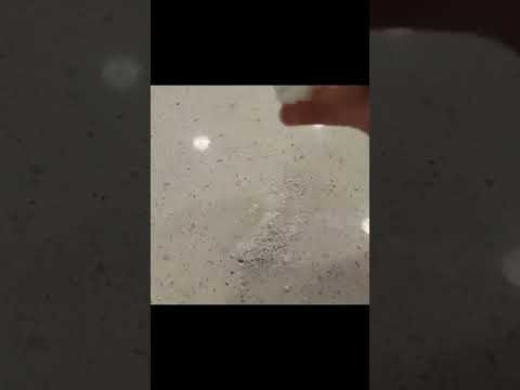 How to remove stain from your quartz countertop.