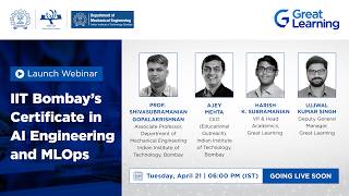 Live Webinar: IIT Bombay’s Certificate in AI Engineering and MLOps