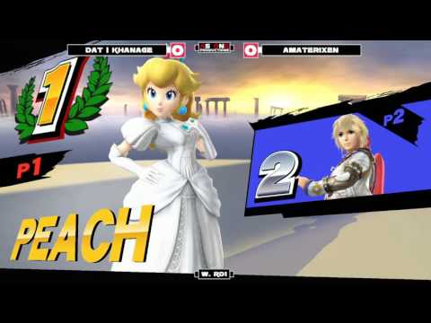Sm4sh: CT2016 - DAT | Khanage (Peach) Vs Amaterixen (Shulk, Greninja) -  Winners RD1