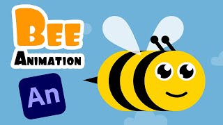 How to create Bee Animation in Adobe Animate (free project)