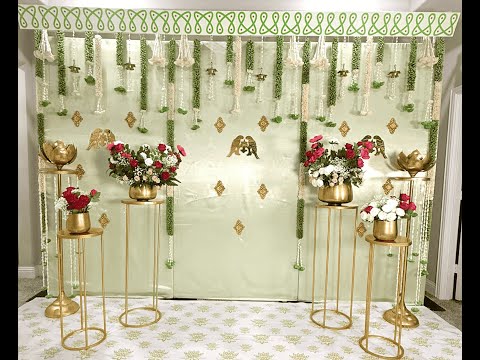 Indian decor | Dhothi ceremony decor | DIY DECOR | Sowji's Kitchen