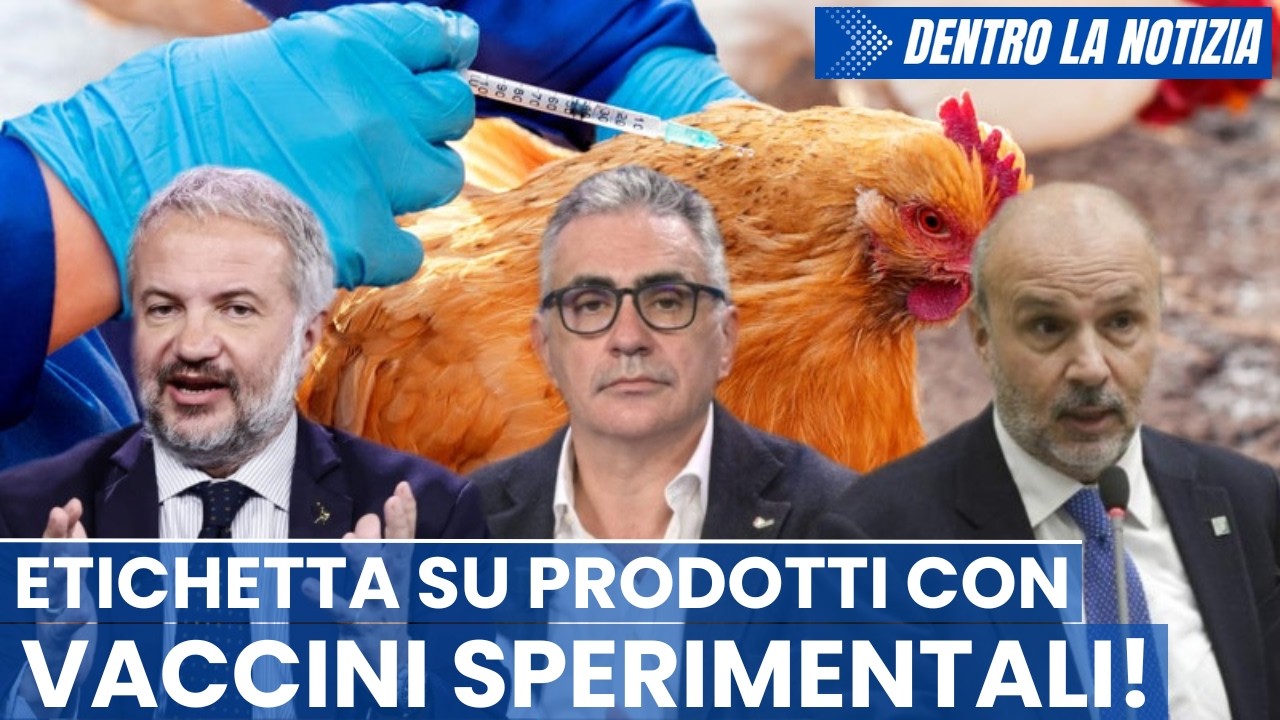 OTTIMO Sen Borghi: Etichetta su prodotti con vaccini sperimentali! Ammissione Pregliasco e Schillaci