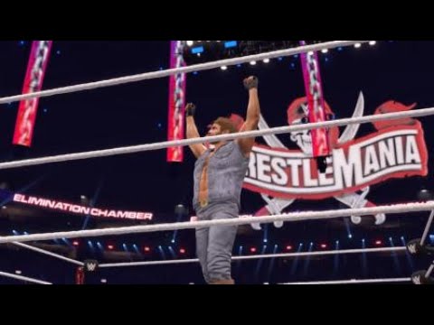 Chuck Norris Vs Thanos WWE 2K22