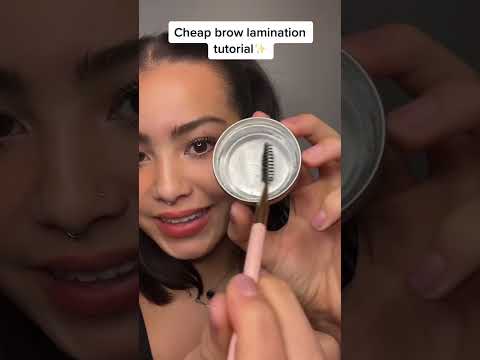 How to laminate your brows at home using HOLD UP! Brow Wax✨