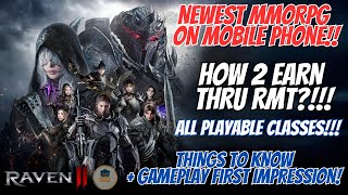 RAVEN 2 - ADDICTIVE GAMEPLAY - NEWEST MMORPG  ON MOBILE - RMT PEDE DITO - BAKA DITO KA PUMALDO?!!