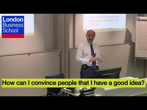 Costas Markides, How can I convince people that I have a good idea?