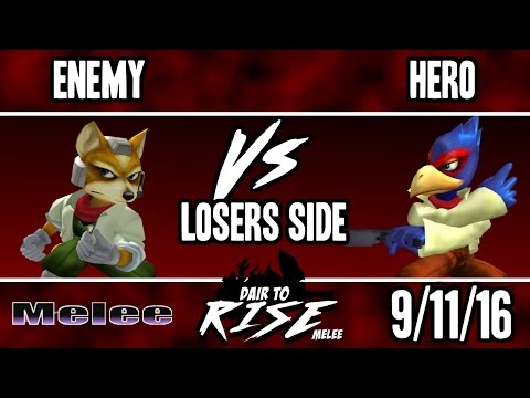 DtR 2 Melee Singles - Enemy (Fox) vs BBM | Hero (Falco) - Losers Side