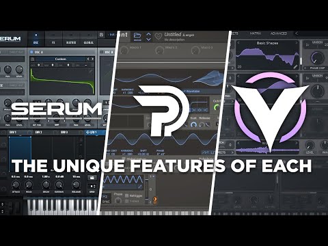 SERUM vs PHASE PLANT vs VITAL - The unique features of each