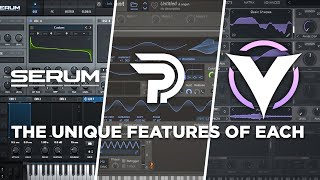Video thumbnail for SERUM vs PHASE PLANT vs VITAL - The unique features of each by Woochia - Charly Sauret