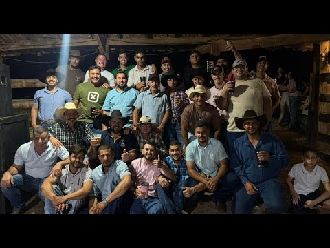 Um churrasco grandioso... Comitiva Glicério