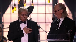 Roger Glover &amp; Ian Paice of Deep Purple reads the citation for Metallica’s - Polar music prize (TV4)