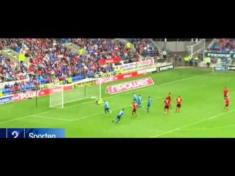 Rudolph Austin - Free - kick against Cardiff