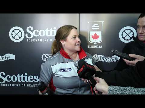 2020 Scotties Tournament of Hearts - Media Scrum - Draw 7