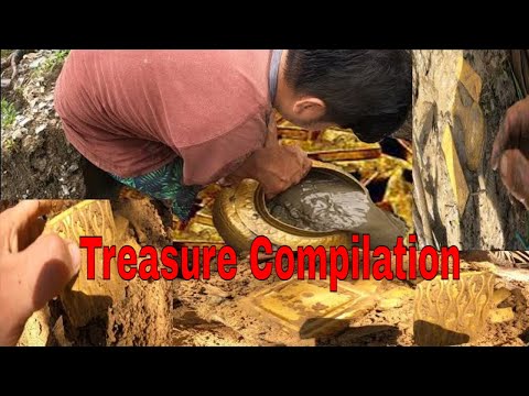 UNBELIEVABLE GOLD BARS AND GOLDEN RELICS RECOVERED COMPILATION#yashashree clarice