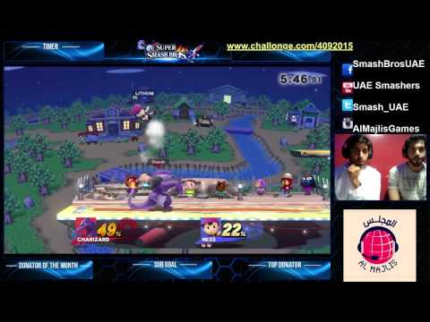 S4 @ Al Majlis 4/9: Snack (Greninja & Charizard) vs Lithium (Ness) - WR2