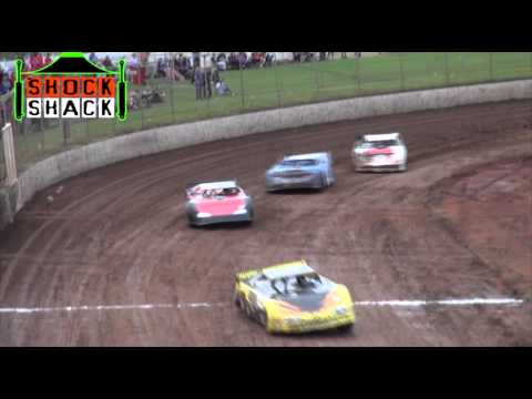 Late Models - Heat 2 - QLD Series - Charlton Raceway - 09.02.13