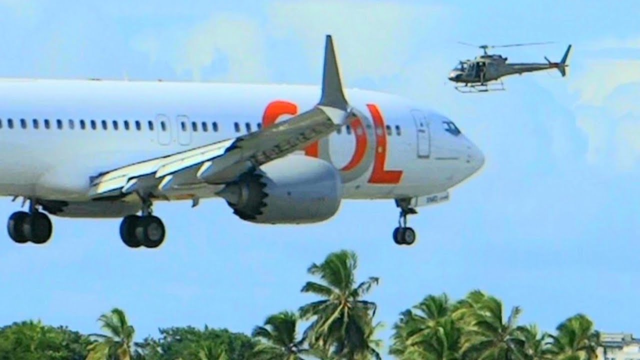 É avião pra todo lado no Aeroporto de Salvador - Pousos e Decolagens incríveis ✔