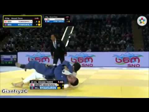 Judo - Nyamsuren - Ippon from the world