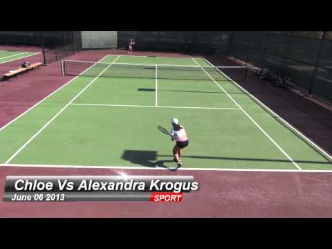 Chloe Pham Tennis Matches Demo 2013