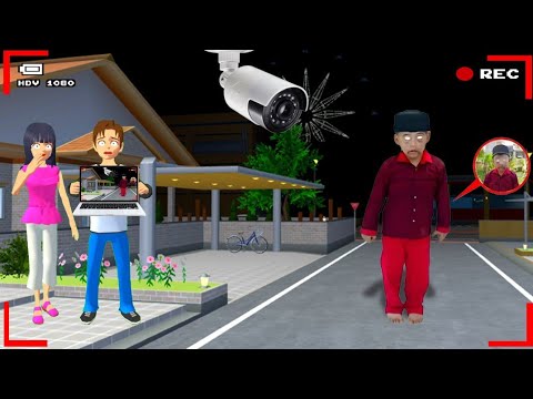 Yuta Mio Panik CCTV Merekam HANTU ANAK SANTRI Di Depan rumah 😱| Sakura School Simulator