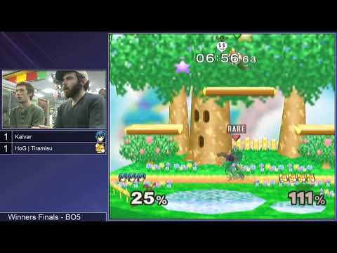 GSS 97 SSBM - Kalvar (Marth) vs. HoG | Tiramisu (Fox) - Melee WF