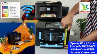 Epson Workforce Pro WF 3820DWF All-In-One WIFI Printer Overview