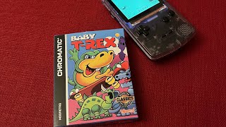 Baby T-Rex new Gameboy gameplay, from Modretro. 