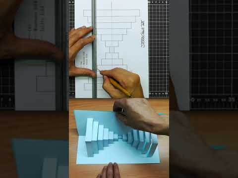 Kirigami Tutorial｜Paper Art｜Origami Art｜Kirigami Art｜Pop Up Card 61 #Shorts