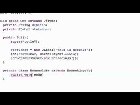 Java Programming Tutorial 77 Adapter Classes