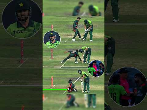 Wasim Akram said about the run out of Salman Ali Agha. 🤔 #PAKvsBNG #runout #cricket #shorts