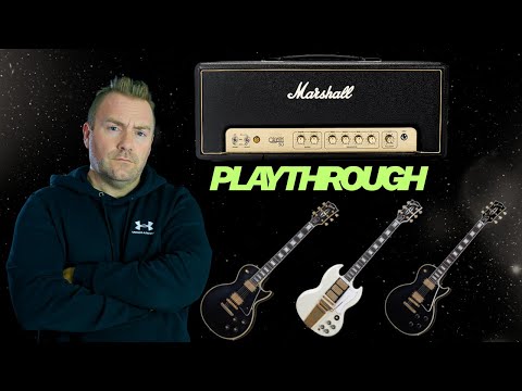 Marshall Origin 50 PLAYTHROUGH | Les Paul Customs | 4 Cabinets