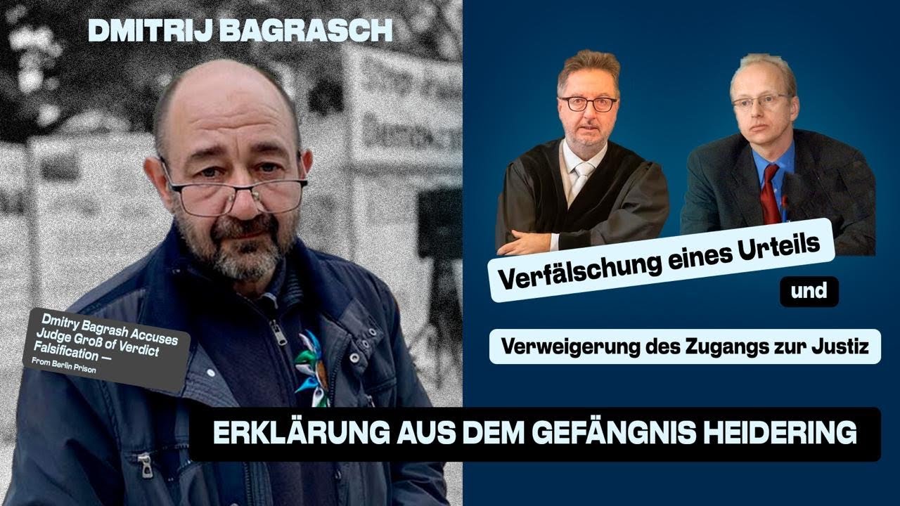 Dmitry Bagrash — Erklärung aus der Untersuchungshaft, 2. Juni 2026