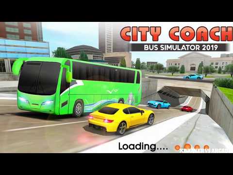 City Coach Bus Simulator 2: Pink Bus Driving Mission Mode - Android GamePlay 2019