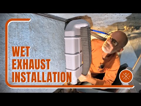 An Exhausting Installation: DIY Diesel Wet Exhaust | SV Ramble On