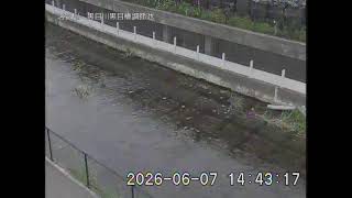 黒目橋調節池落合川取水映像監視局
