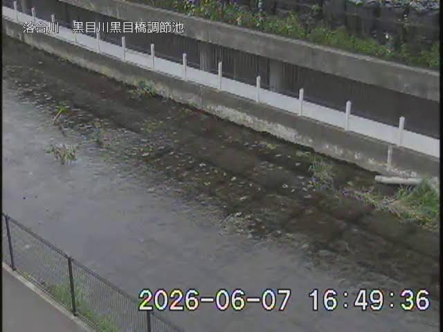 黒目橋調節池落合川取水映像監視局
