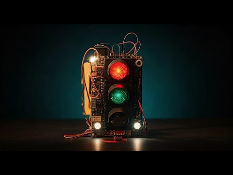 4 Way 4 Phase Simple Traffic Light Controller Project Using Arduino ...