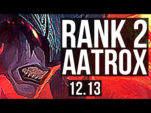 AATROX vs IRELIA (TOP) | Rank 2 Aatrox, 6/1/3 | EUW Challenger | 12.13