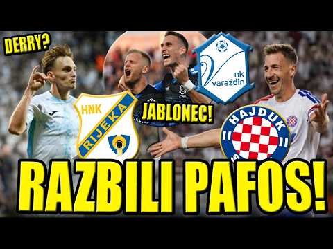 🔴HAJDUK RAZBIO PAFOS GOLČINOM ŠEGE - RIJEKA I VARAŽDIN ODLIČNI🔴IDU HRVATI KO DJECA NIZ TOBOGAN🔴