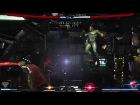Injustice 2 beta Supergirl vs Superman