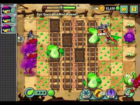PvZ2 Epic Quest: Wild West Wipeout - Step 4
