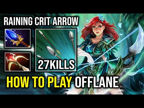 How to Play Offlane Windranger Like a Pro with Raining Crit Arrow Dota 2