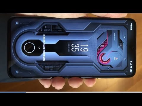Xiaomi Mi 9 Transparent (TE) hands-on video