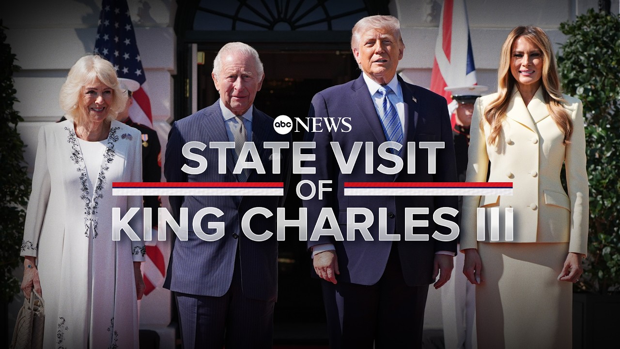 LIVE: President Trump, first lady Melania welcome King Charles III, Queen Camilla to White House