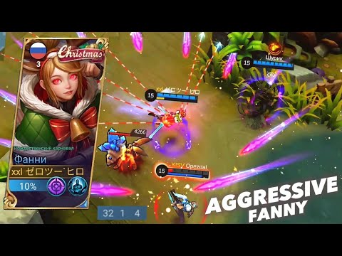 Агрессивная Игра На Фанни - режим: ХАОС 32 Kills Fanny Mobile Legends